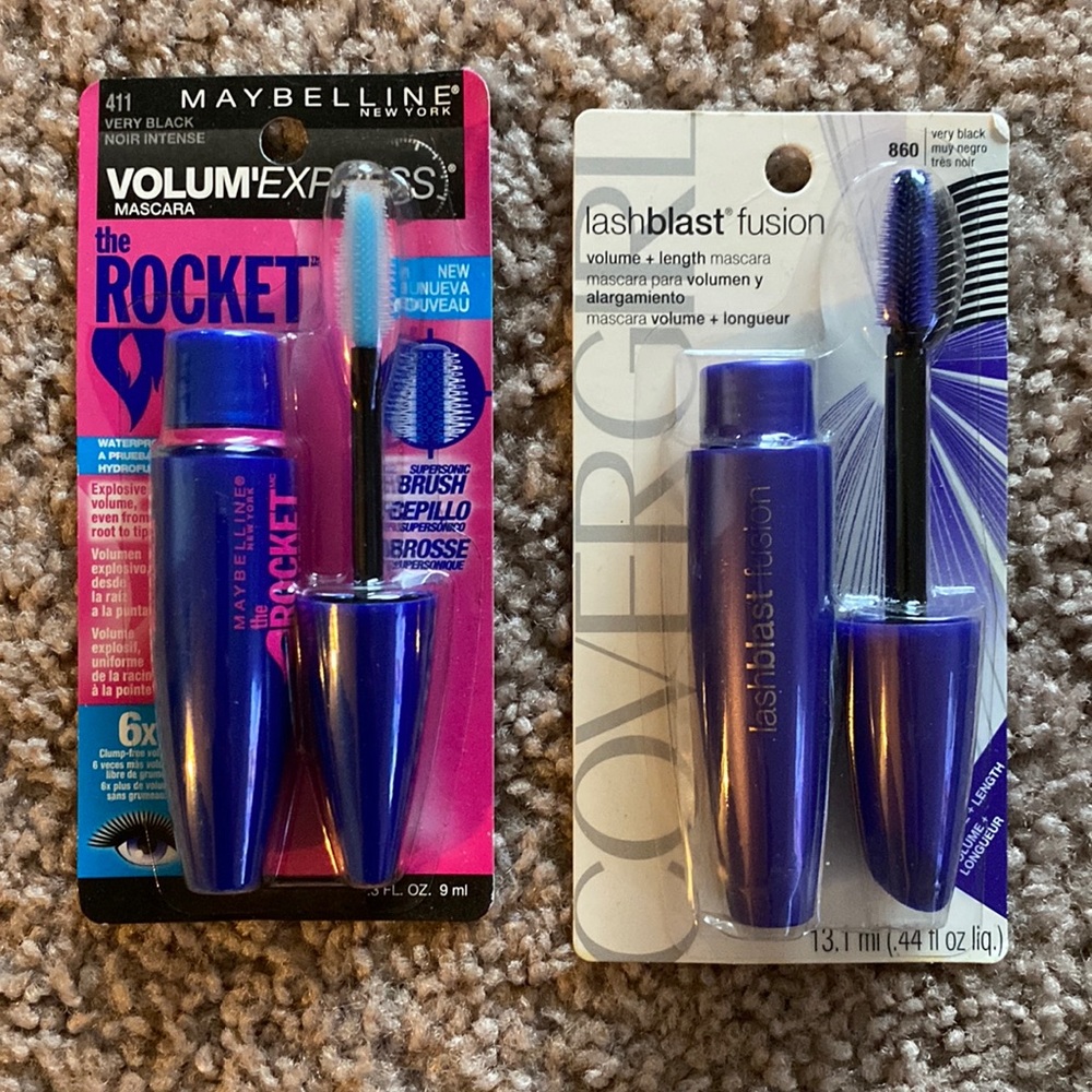 Maybelline Mascara Bundle lashblast fusion & Volum’Express the Rocket Very Black